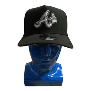 New Era Braves 9Forty Metallic A-Frame Cap